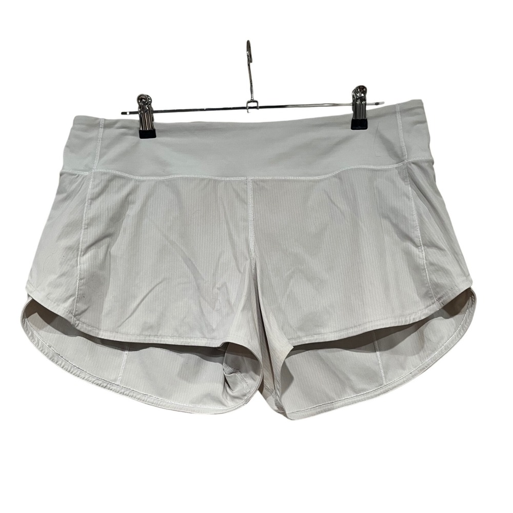 Women's White Athletic Shorts